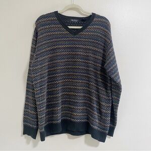 Vintage Segreto Knit Wool Pullover Sweater Size Large
